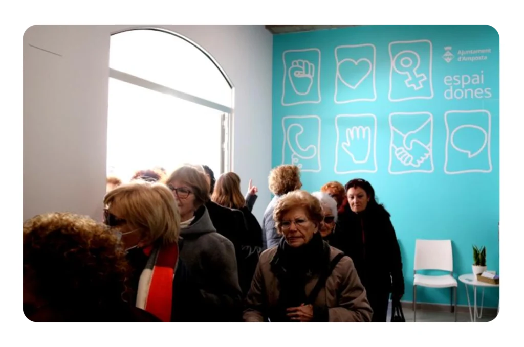 forma part l’associació de dones Amposta